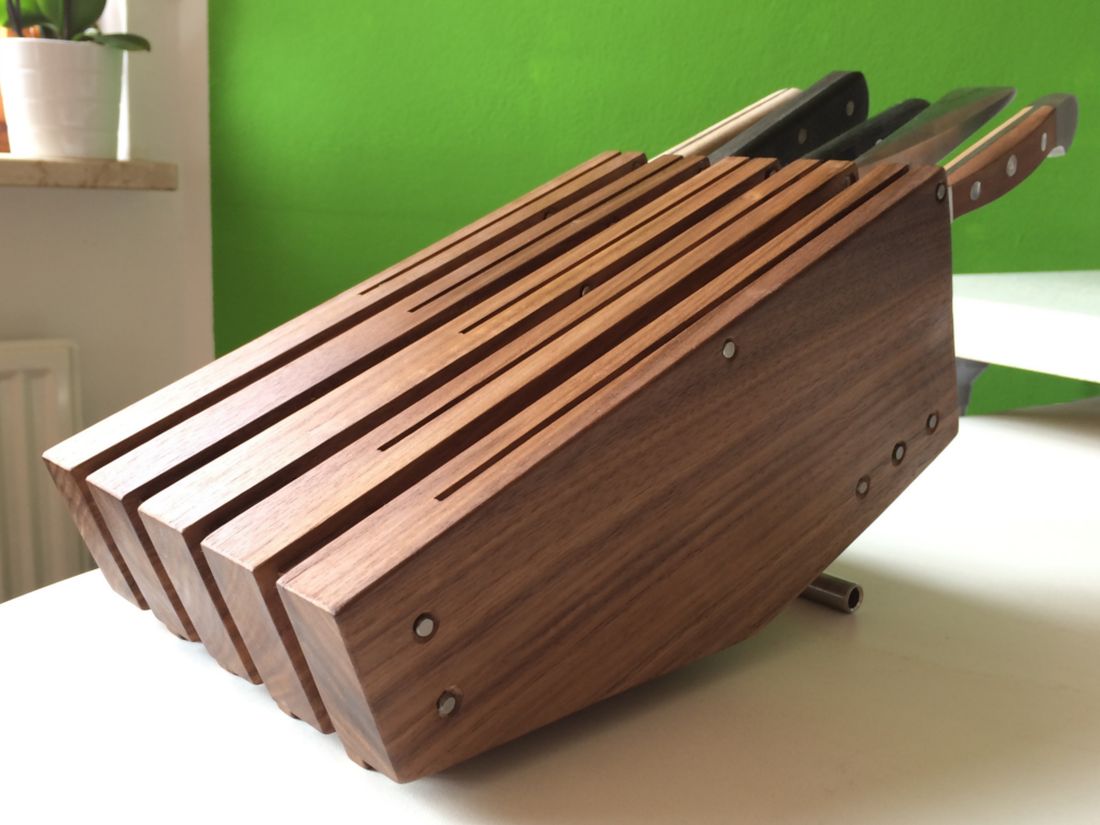 Der Messerblock von RUPPERTdesign. Für ZWILLING Messer.